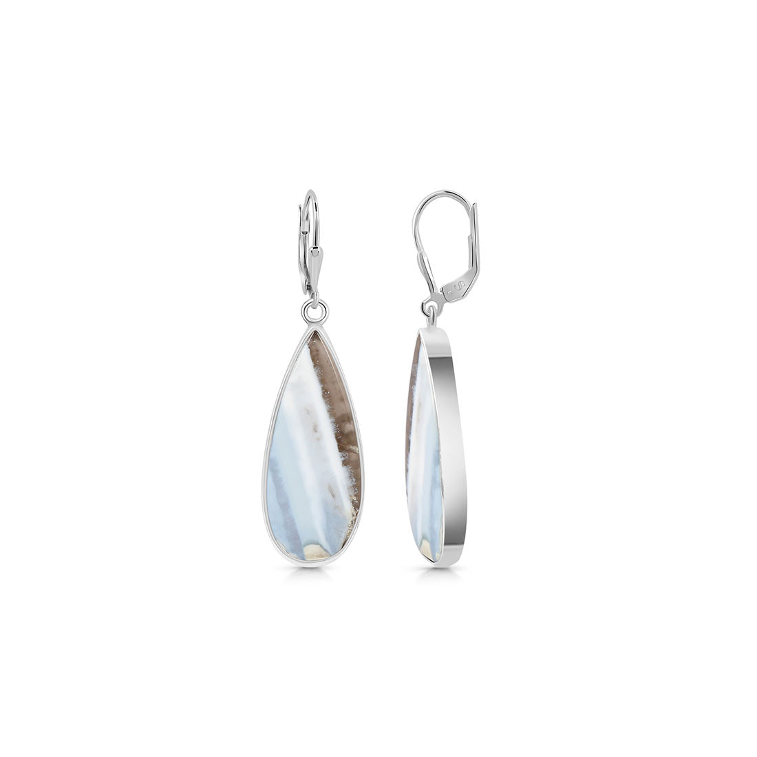 Blue Opal Earring-(BLO-E-25.)