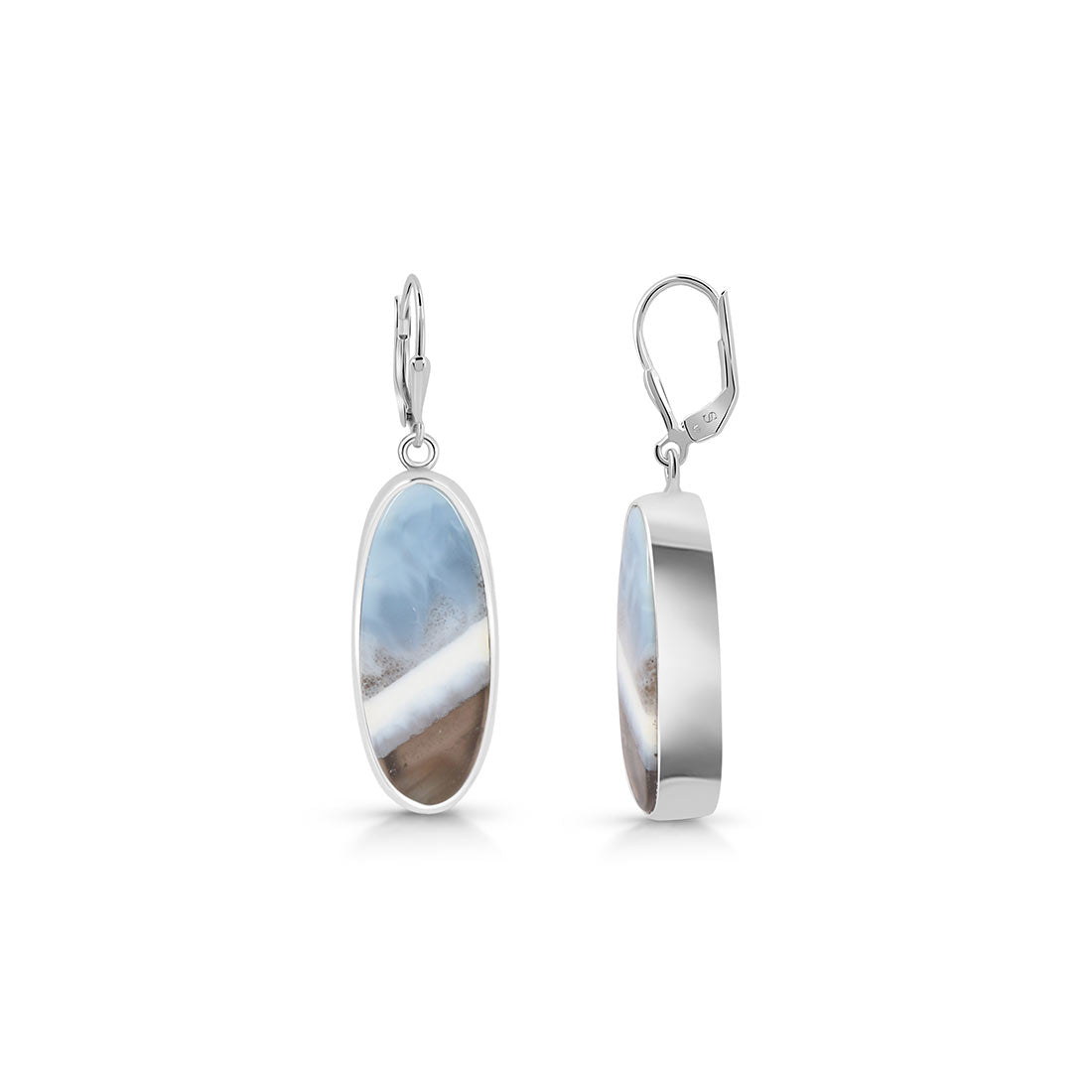 Blue Opal Earring-(BLO-E-4.)