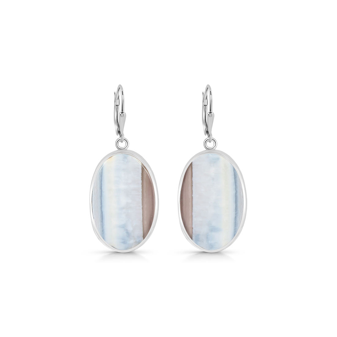 Blue Opal Earring-(BLO-E-5.)