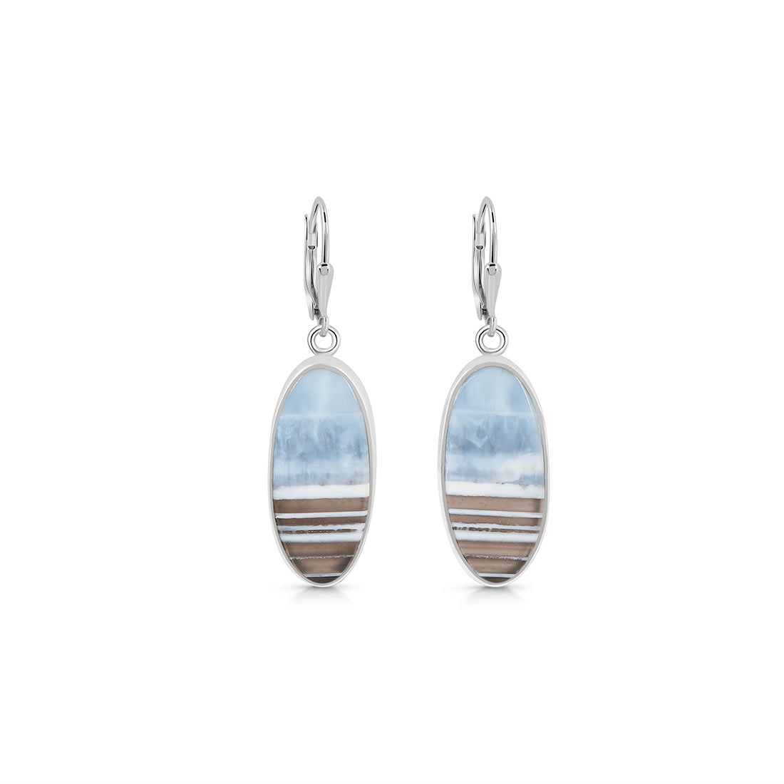 Blue Opal Earring-(BLO-E-6.)