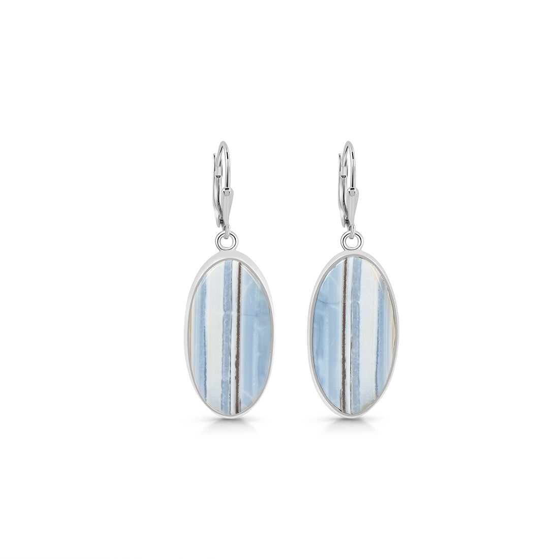 Blue Opal Earring-(BLO-E-9.)