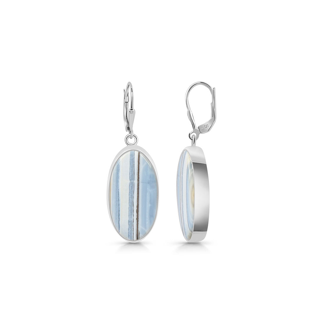 Blue Opal Earring-(BLO-E-9.)