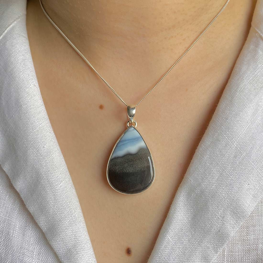 Blue Opal Pendant-(BLO-P-1.)