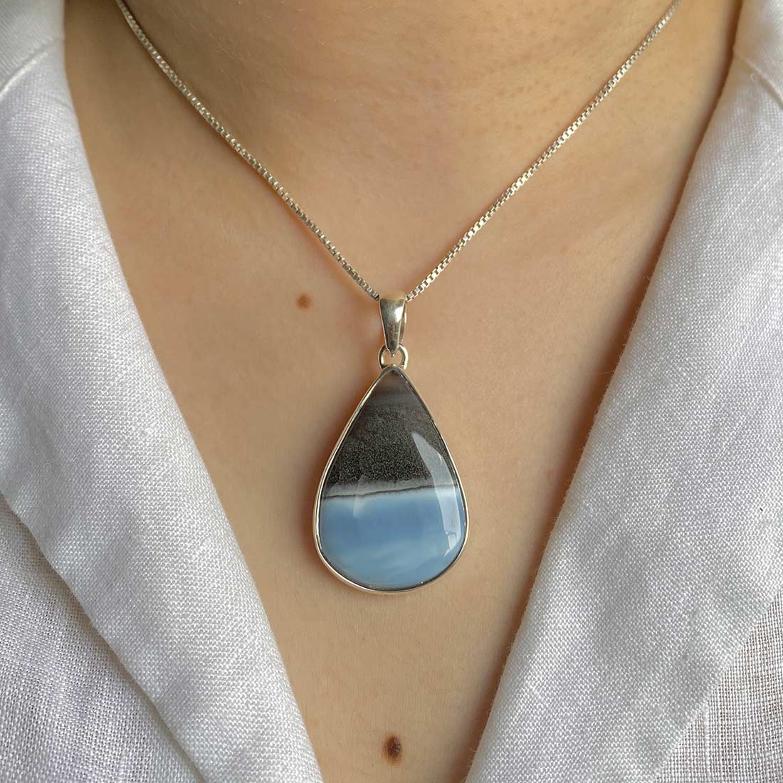 Blue Opal Pendant-(BLO-P-2.)