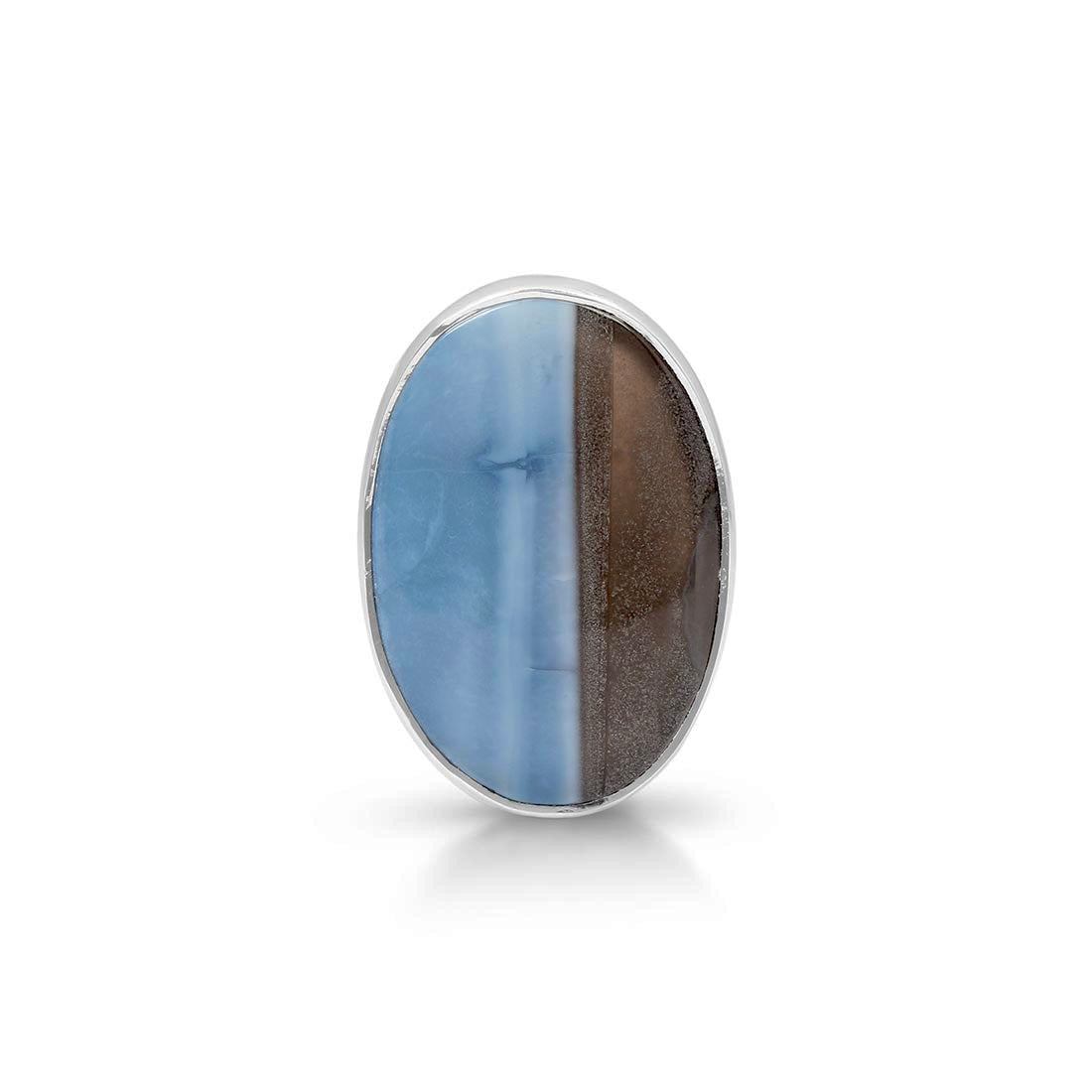 Blue Opal Adjustable Ring-(BLO-R-27.)