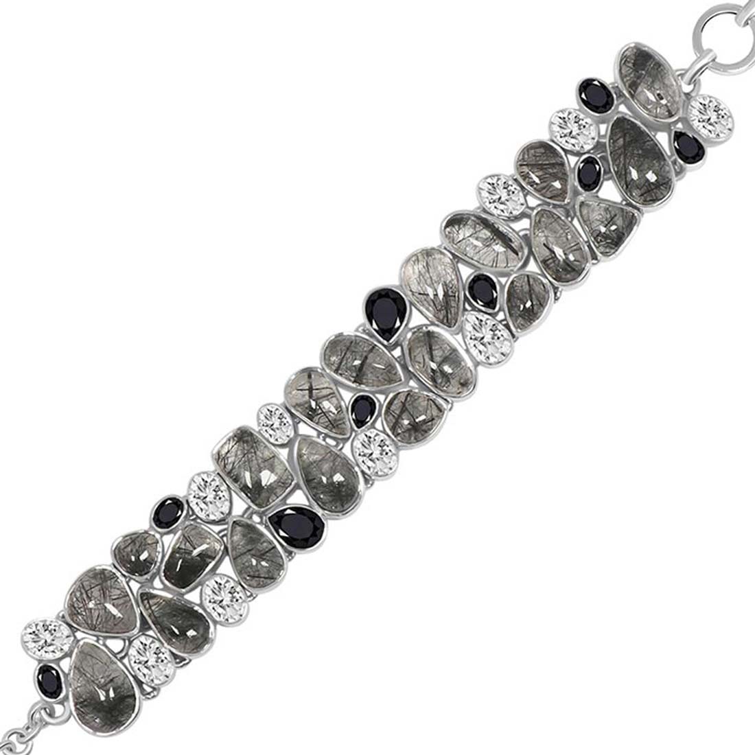 Black Rutile Bracelet-(BLR-B-1)