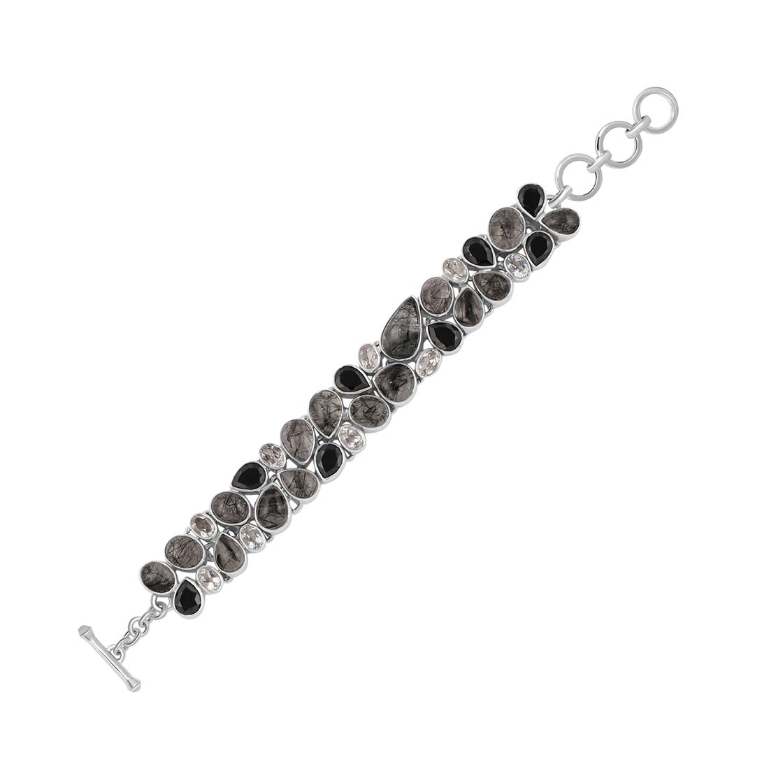 Black Rutile Bracelet-(BLR-B-2)