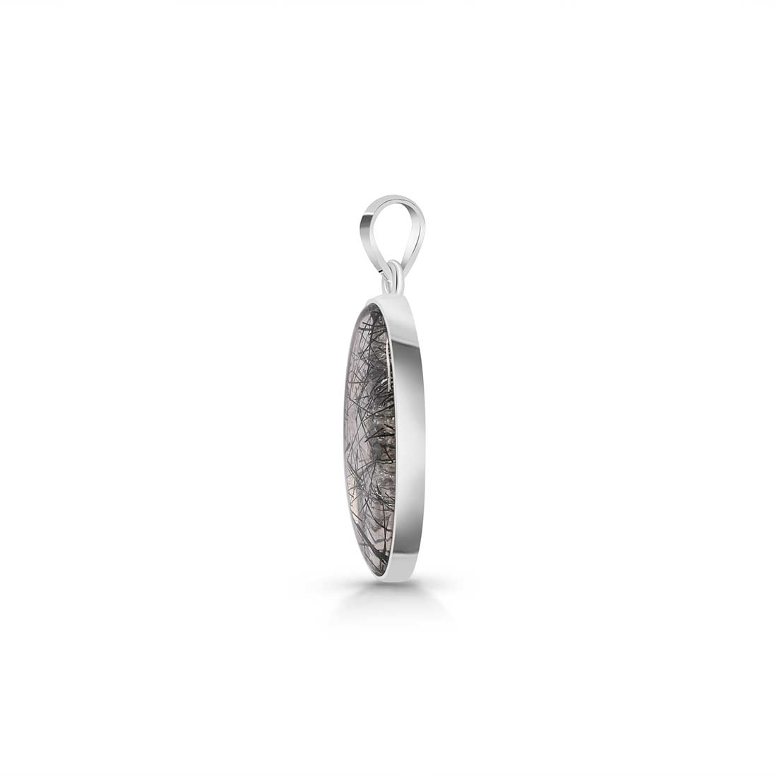 Black Rutile Pendant-(BLR-P-34.)