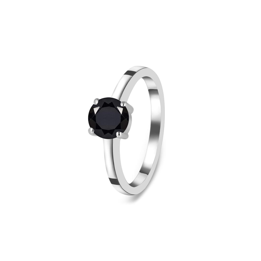 Black Tourmaline Ring-(BLS-SR-236.)