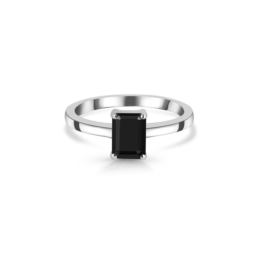 Black Tourmaline Ring-(BLS-SR-241.)