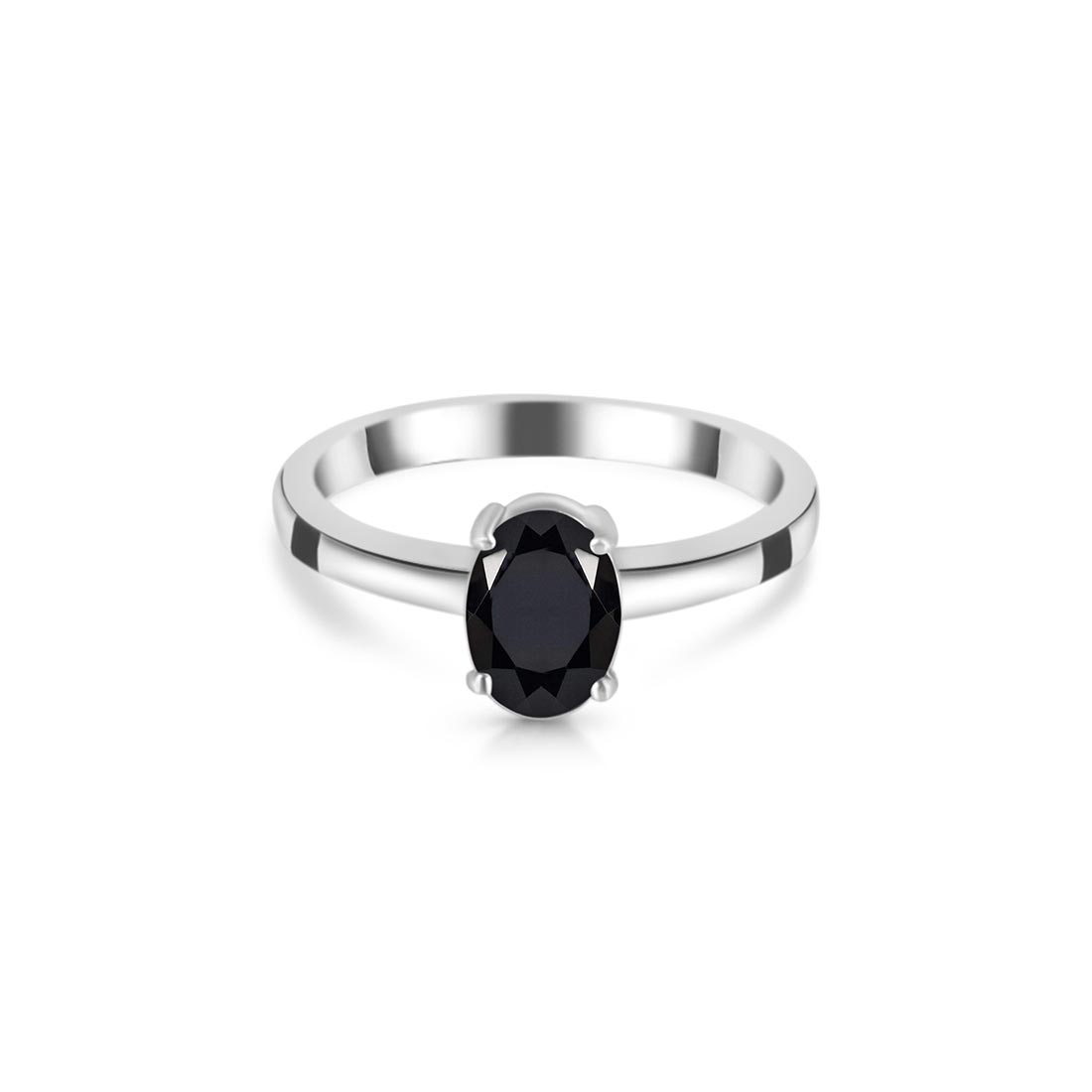 Black Tourmaline Ring-(BLS-SR-242.)