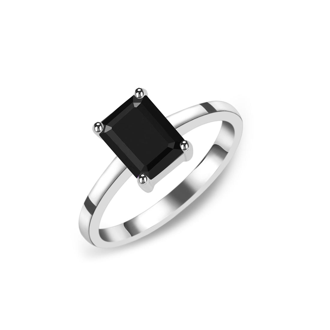 Black Tourmaline Ring-(BLS-SR-247.)