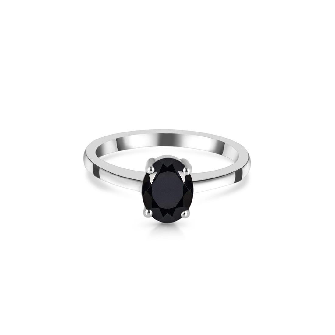 Black Tourmaline Ring-(BLS-SR-249.)