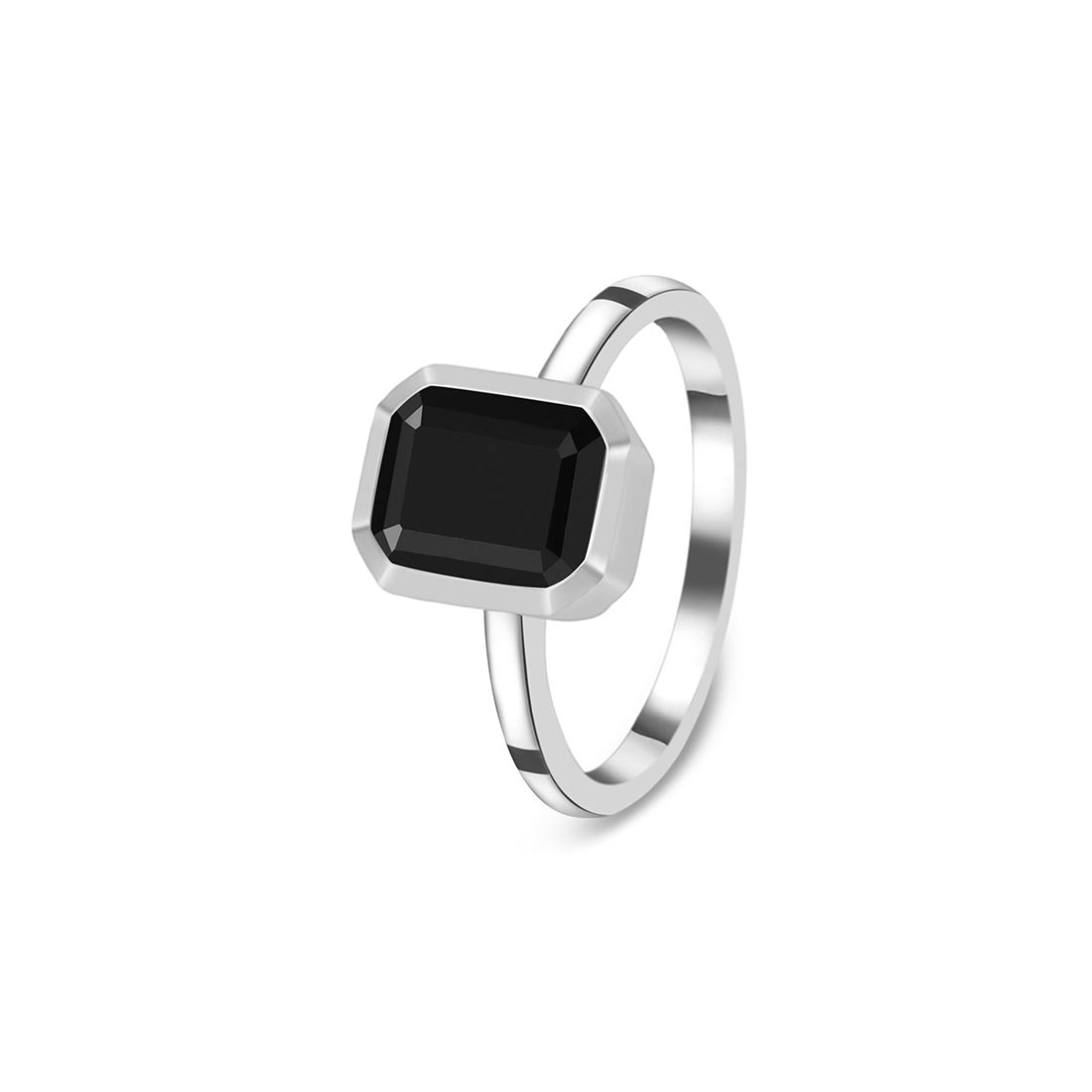 Black Tourmaline Ring-(BLS-SR-250.)