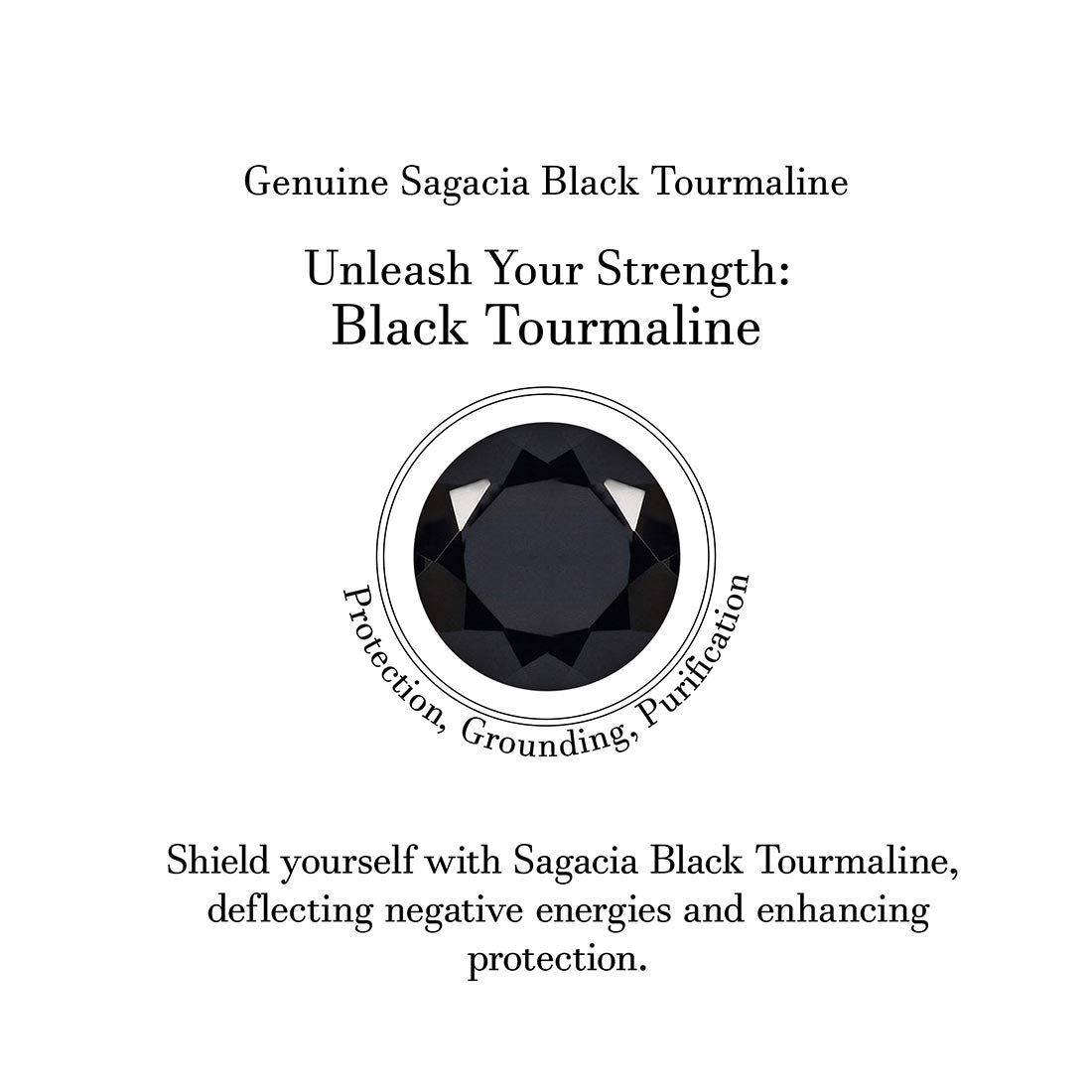 Black Tourmaline Leverback Earring-(BLS-SE-725.)