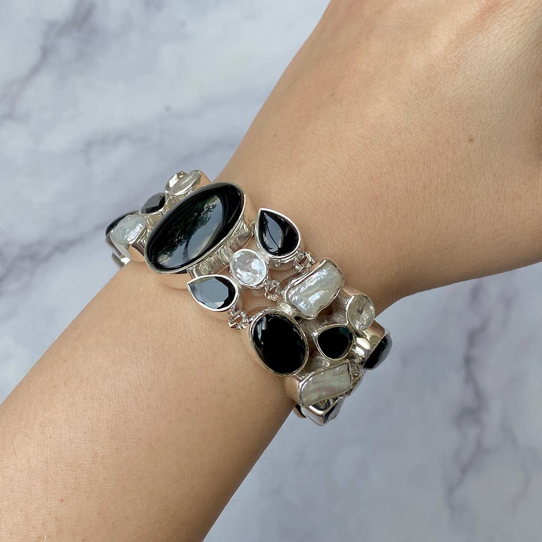 Black Onyx Bracelet-(BOX-B-1.)