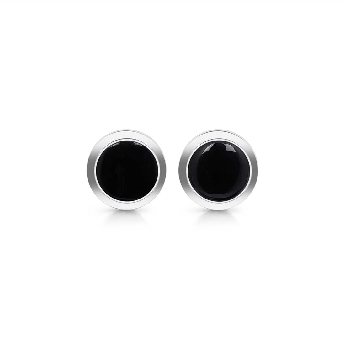 Black Onyx Stud Earring-(BOX-SE-1073.)