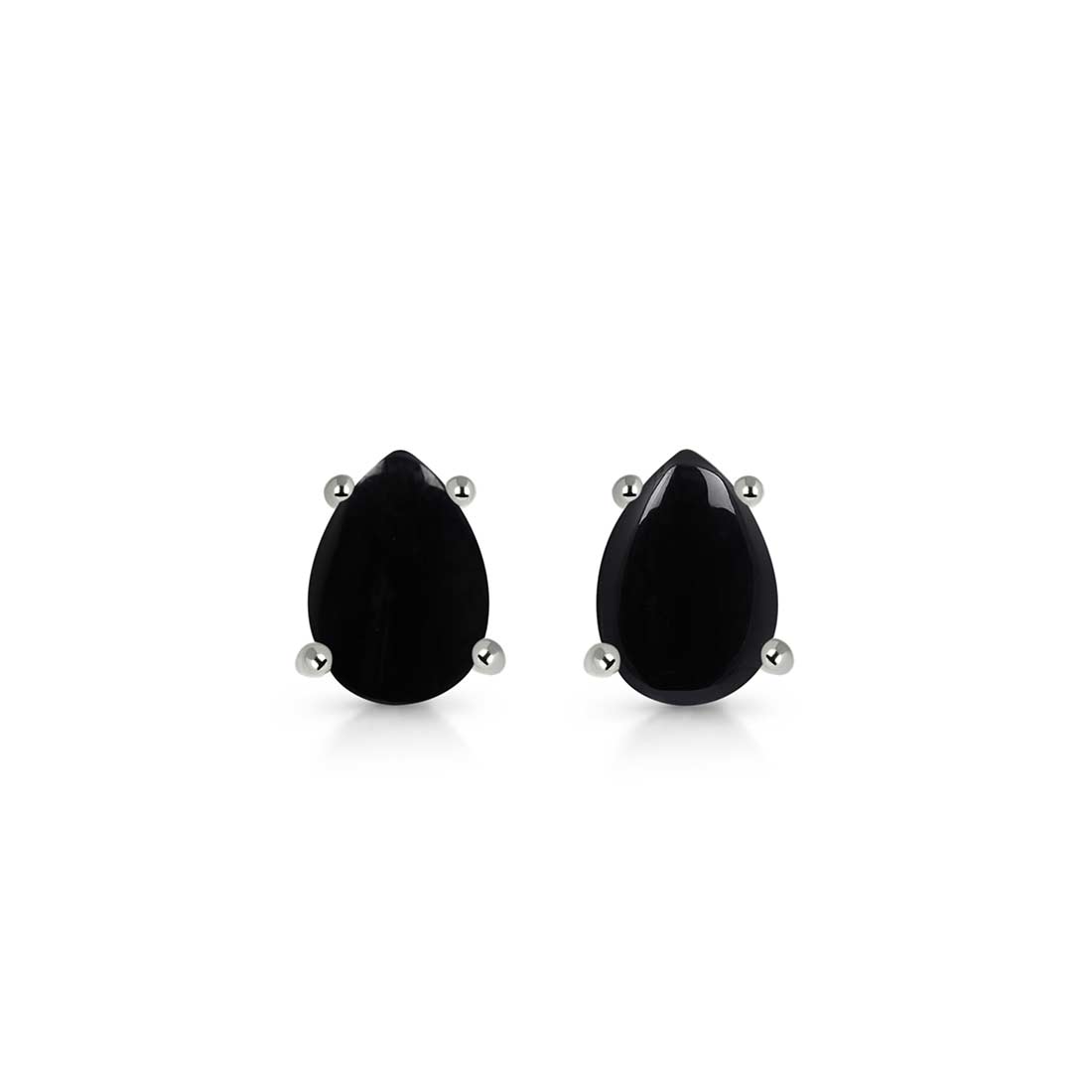 Black Onyx Stud Earring-(BOX-SE-1142.)