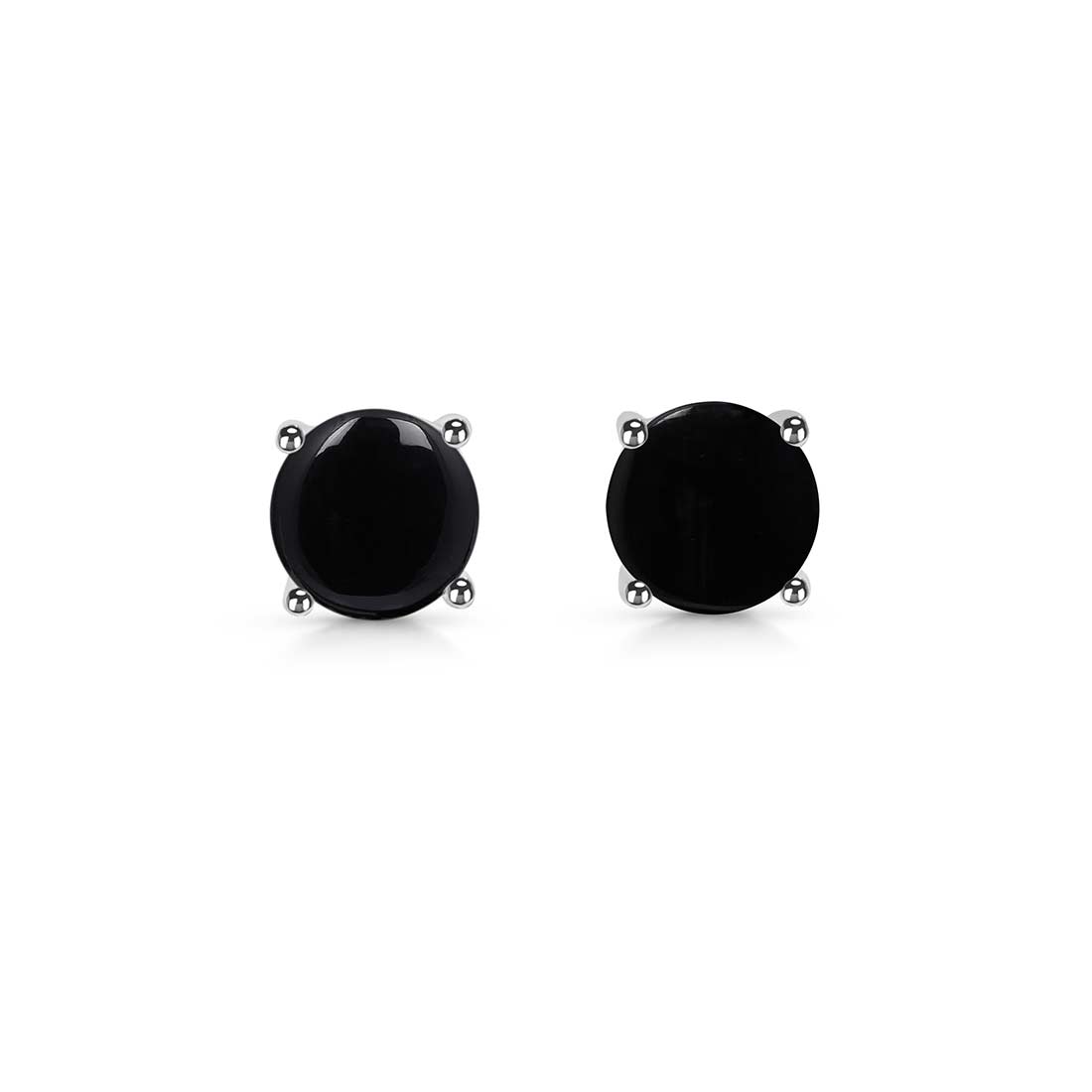 Black Onyx Stud Earring-(BOX-SE-1178.)