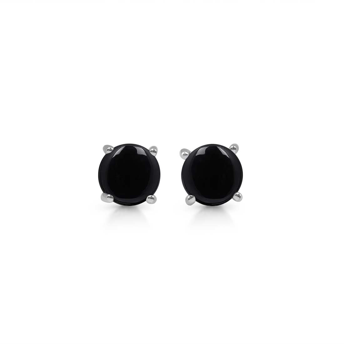 Black Onyx Stud Earring-(BOX-SE-699.)