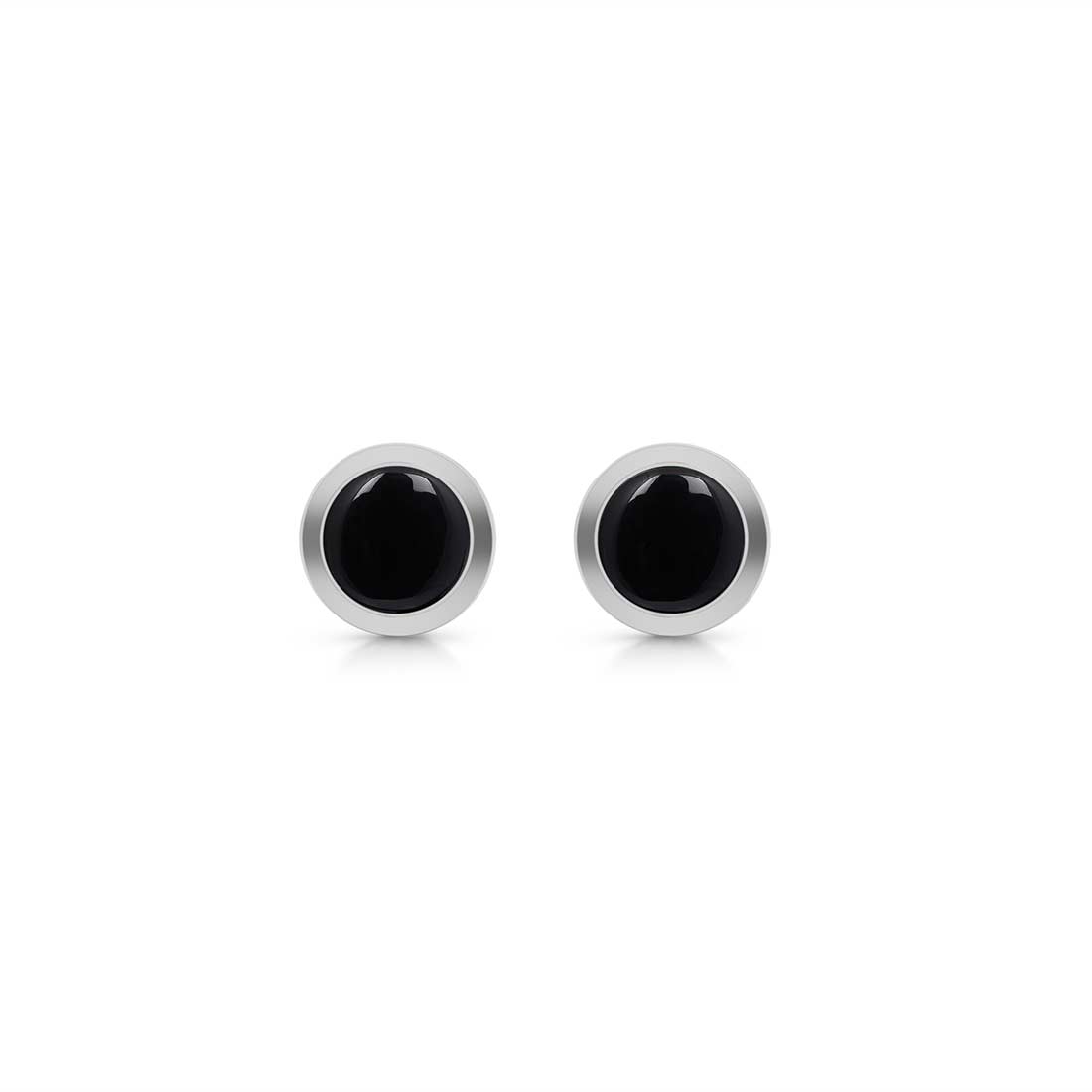 Black Onyx Stud Earring-(BOX-SE-993.)