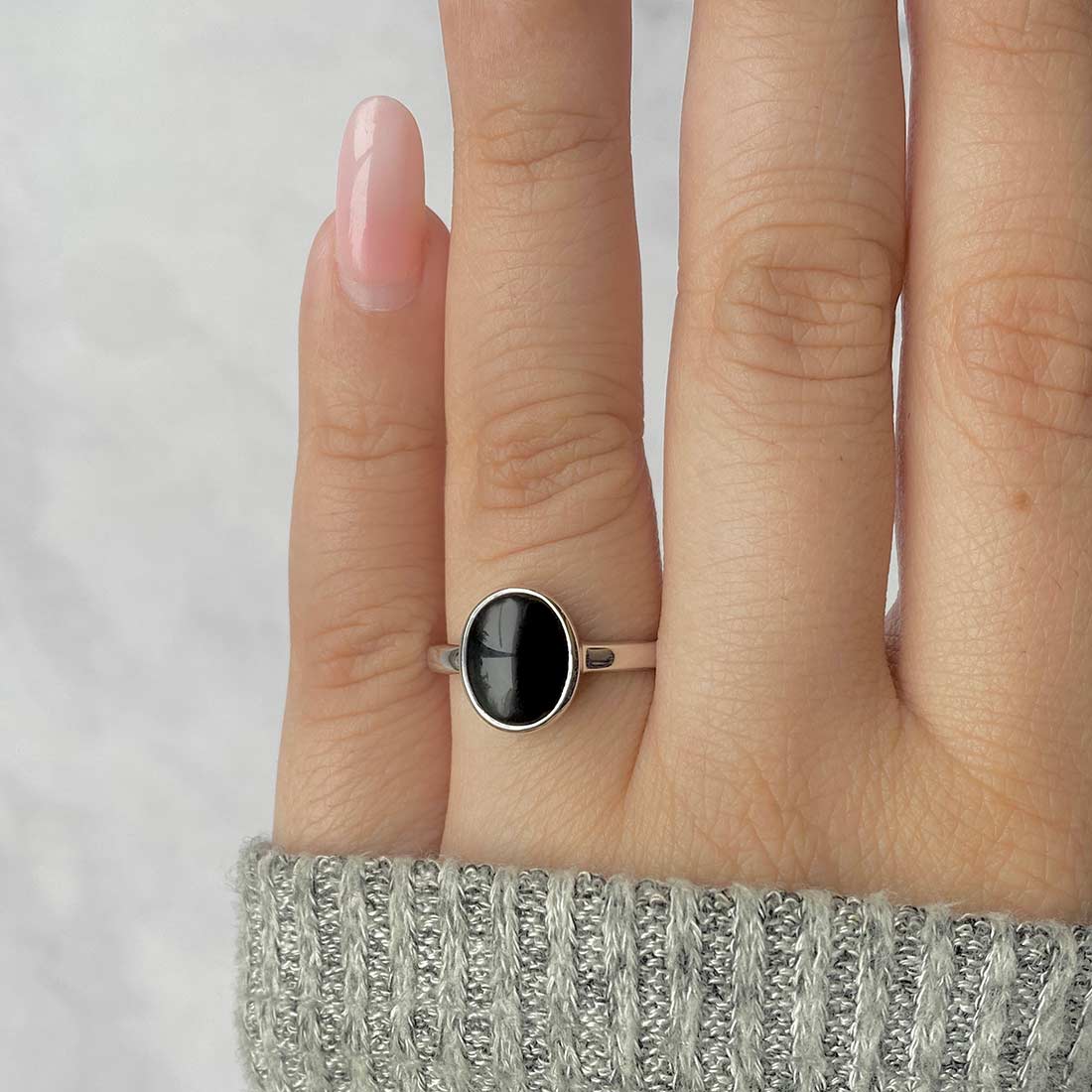 Black Onyx Ring-(BOX-SR-2511.)