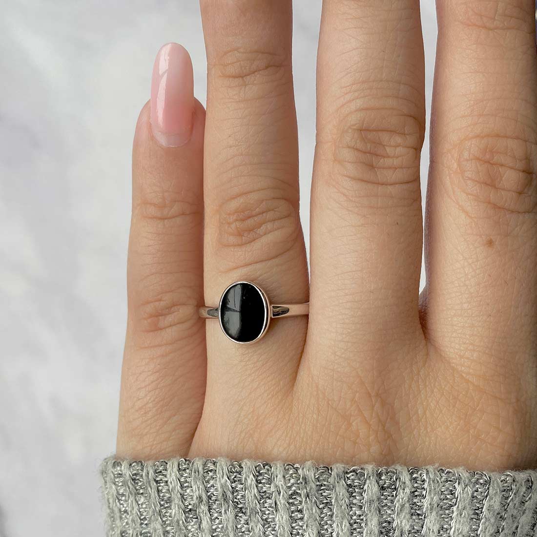 Black Onyx Ring-(BOX-SR-2512.)