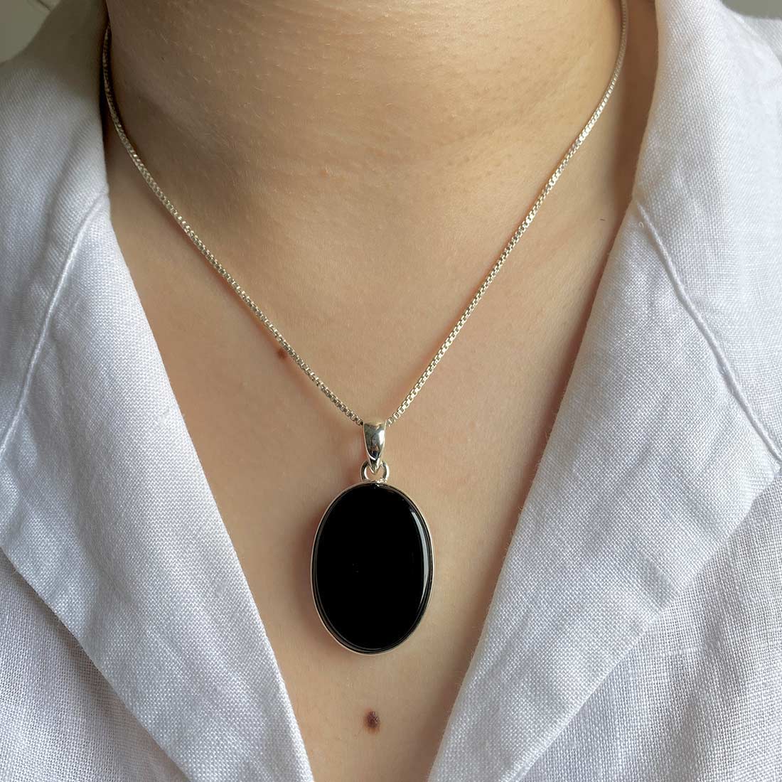 Black Onyx Pendant-(BOX-P-2)