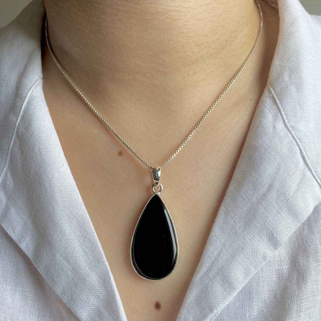 Black Onyx Pendant-(BOX-P-5)