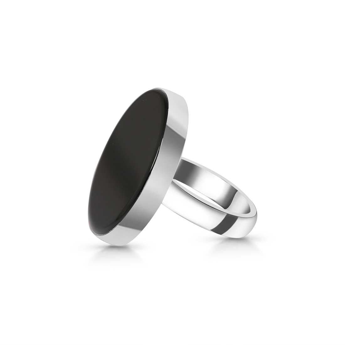 Black Onyx Adjustable Ring-(BOX-R-1)