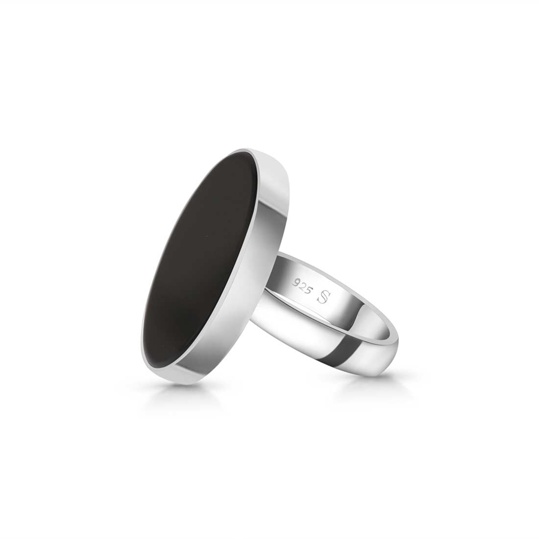 Black Onyx Adjustable Ring-(BOX-R-10)