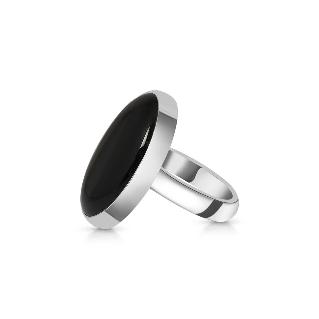 Black Onyx Adjustable Ring-(BOX-R-13)