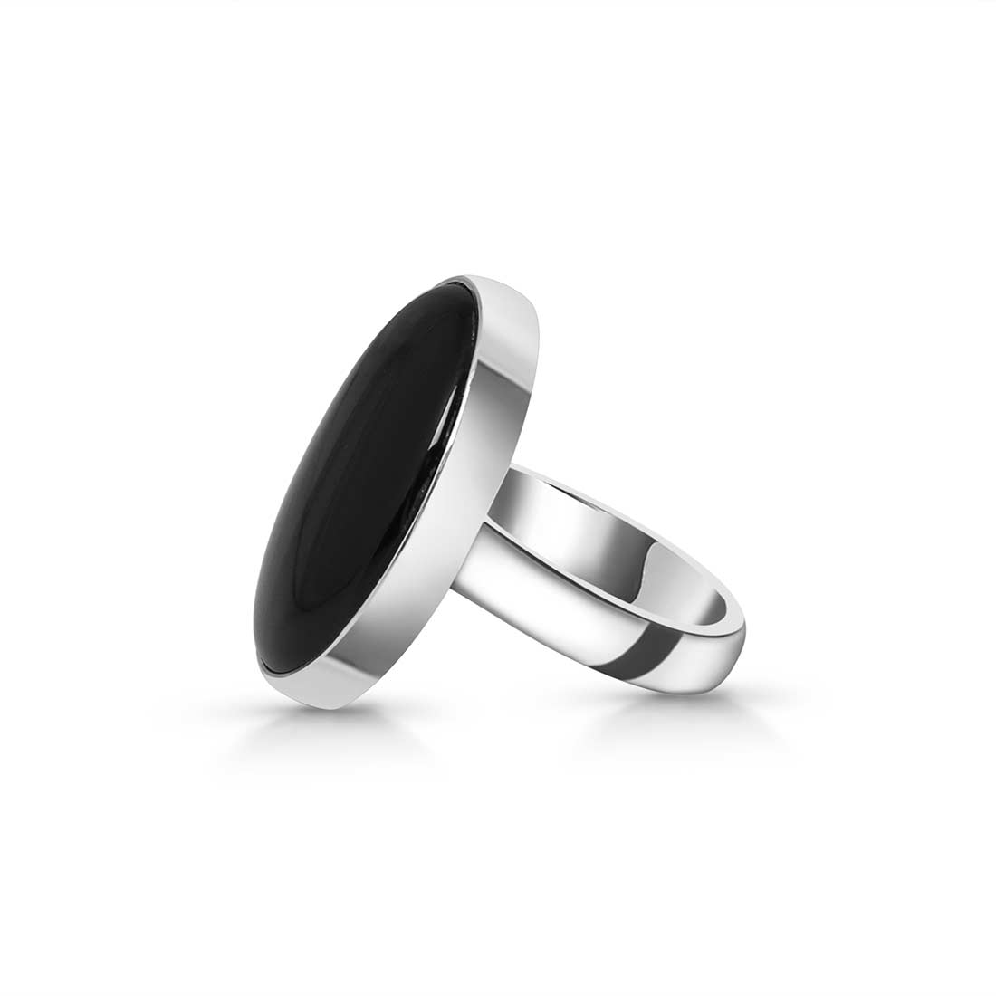 Black Onyx Adjustable Ring-(BOX-R-15)