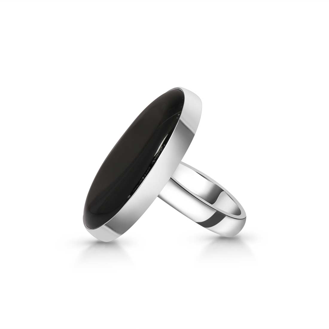 Black Onyx Adjustable Ring-(BOX-R-18)