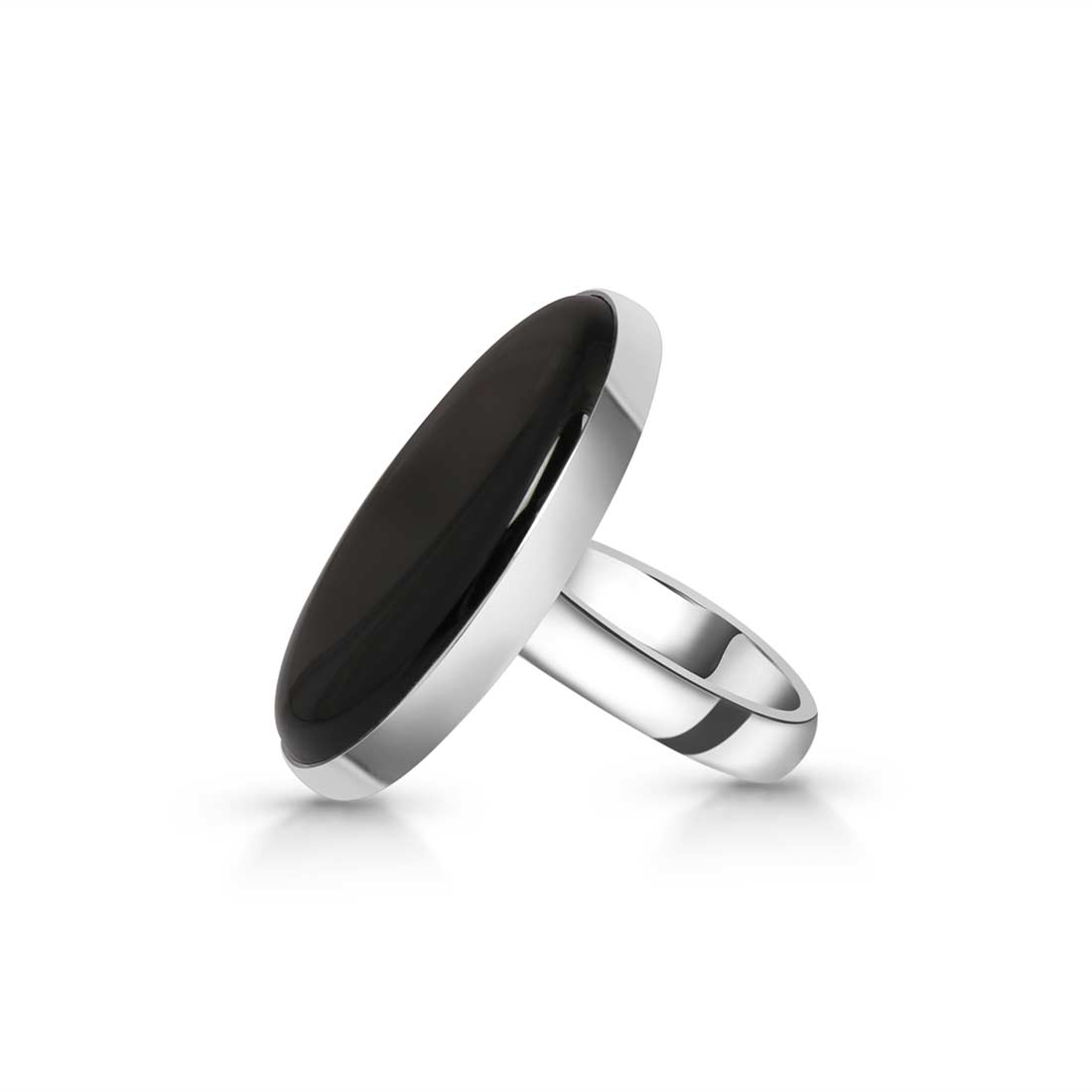 Black Onyx Adjustable Ring-(BOX-R-19)