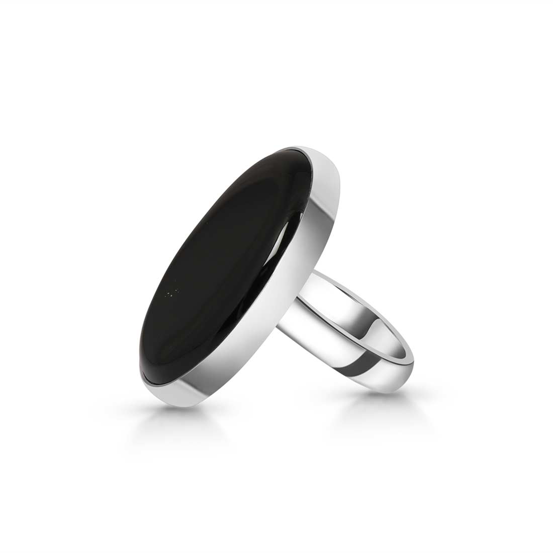 Black Onyx Adjustable Ring-(BOX-R-20)