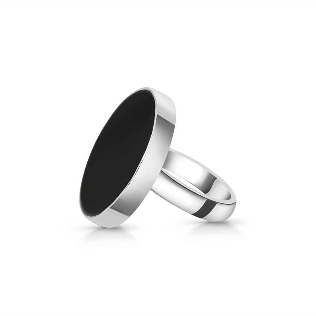 Black Onyx Adjustable Ring-(BOX-R-22)