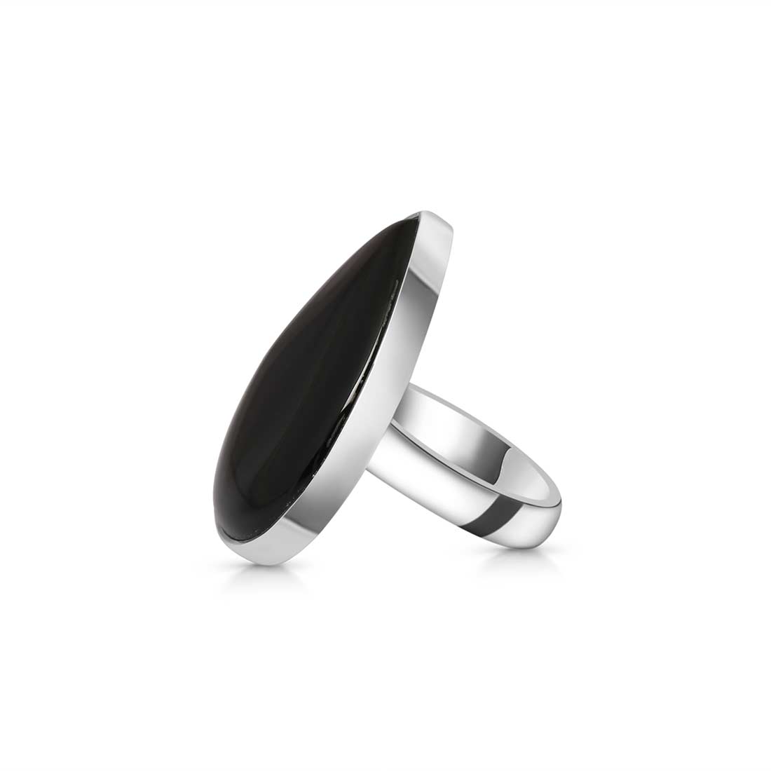 Black Onyx Adjustable Ring-(BOX-R-25)