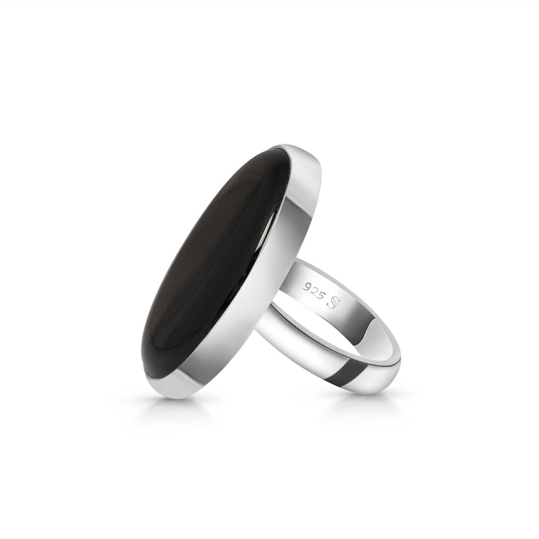 Black Onyx Adjustable Ring-(BOX-R-26)