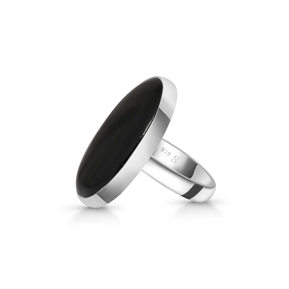 Black Onyx Adjustable Ring-(BOX-R-27)