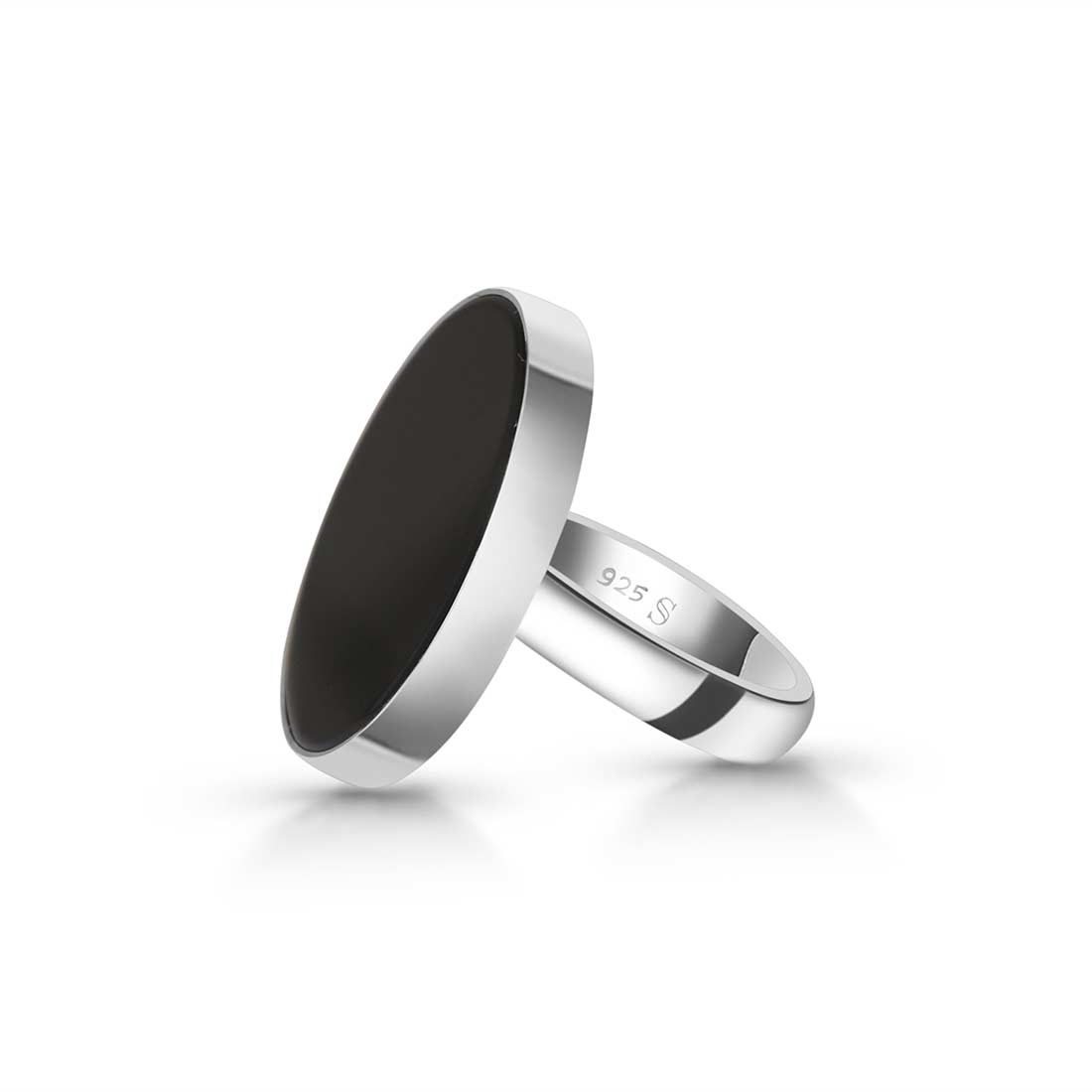 Black Onyx Adjustable Ring-(BOX-R-28)