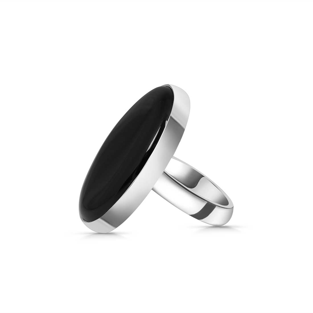 Black Onyx Adjustable Ring-(BOX-R-31)