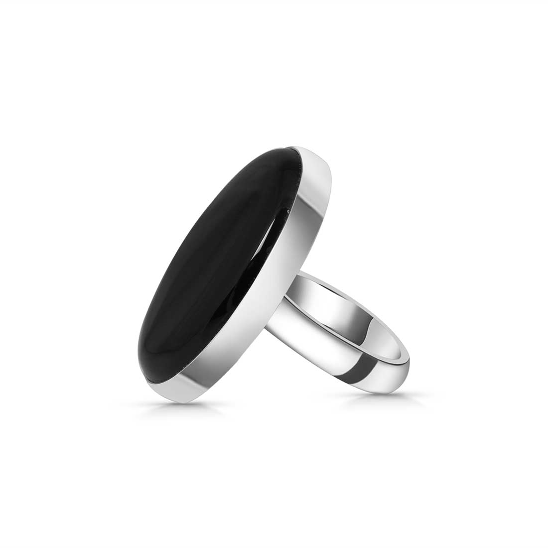 Black Onyx Adjustable Ring-(BOX-R-32)