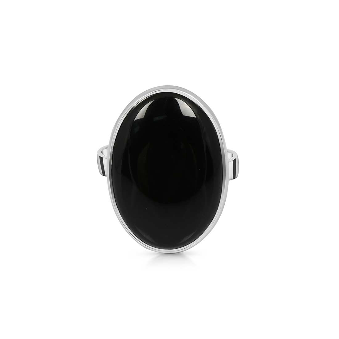 Black Onyx Adjustable Ring-(BOX-R-36)