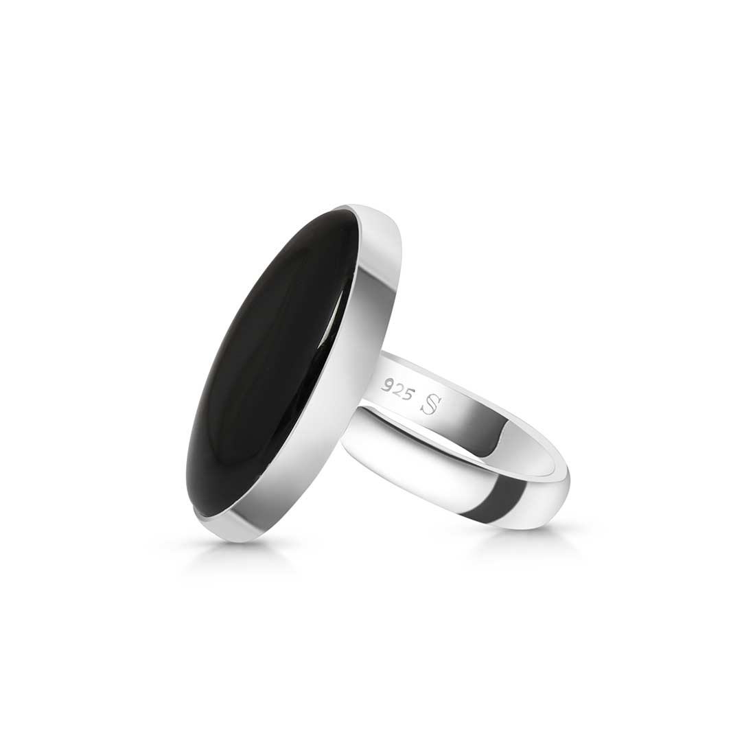 Black Onyx Adjustable Ring-(BOX-R-36)