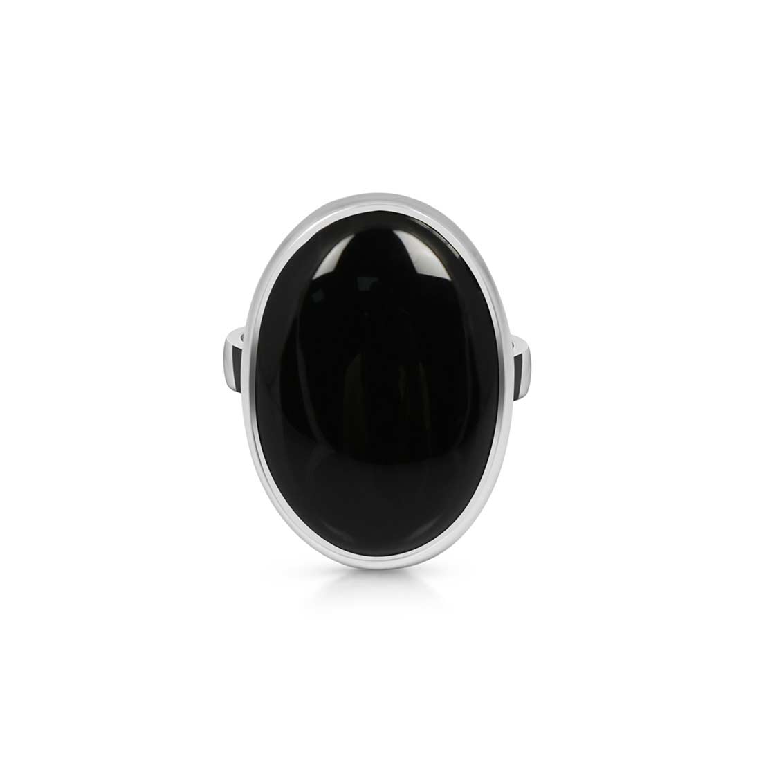 Black Onyx Adjustable Ring-(BOX-R-37)