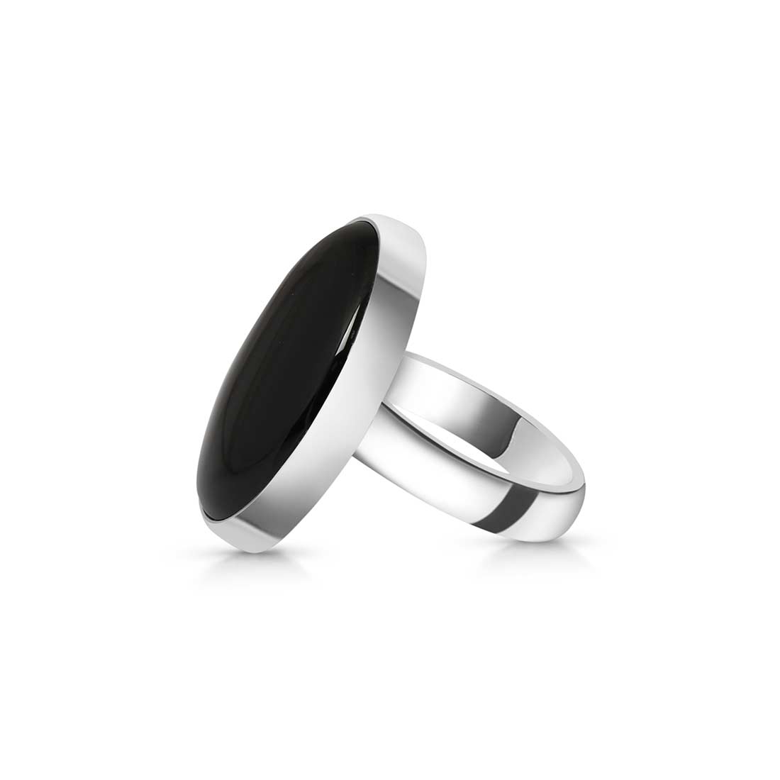 Black Onyx Adjustable Ring-(BOX-R-37)