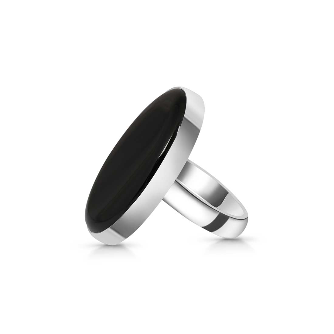 Black Onyx Adjustable Ring-(BOX-R-38)