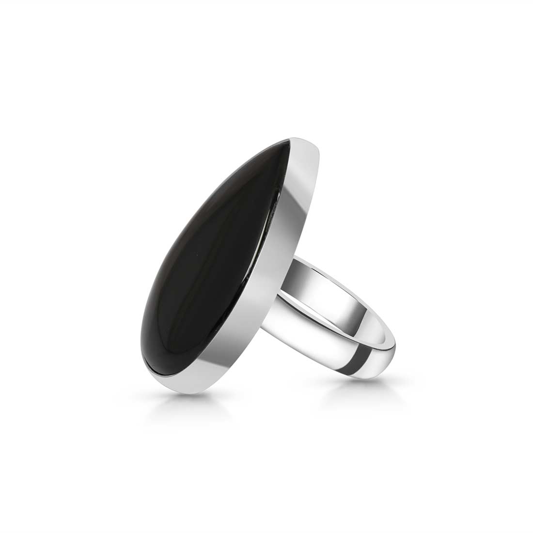 Black Onyx Adjustable Ring-(BOX-R-4)