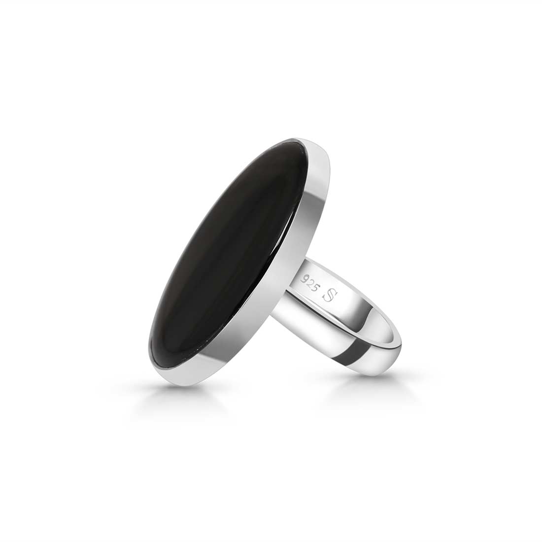 Black Onyx Adjustable Ring-(BOX-R-5)